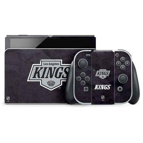 NHL Los Angeles Kings Distressed Nintendo Switch OLED (2021) Skin